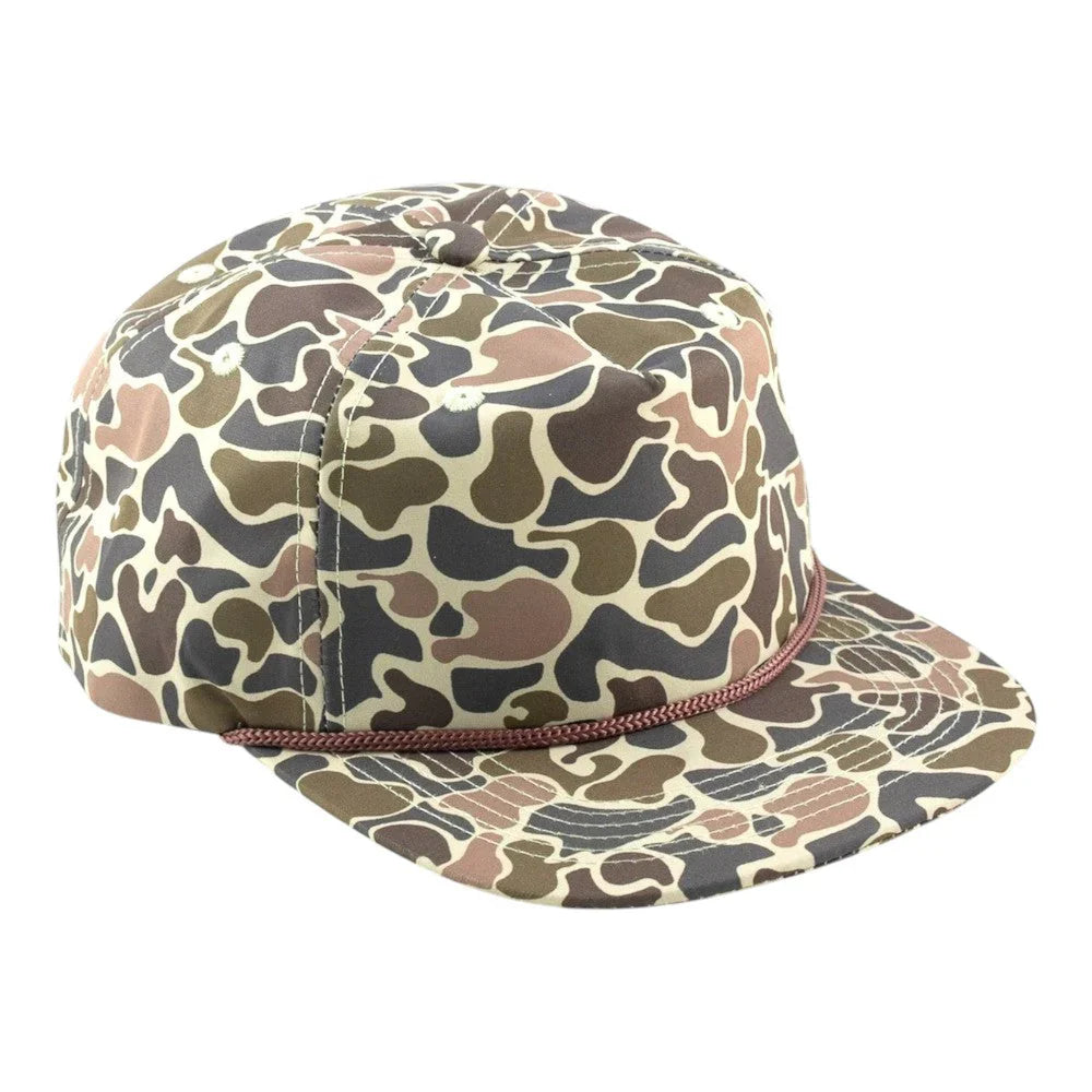 Blank Rope Hats Camo 5-Panel Hat