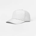 Foremost 6526P -5 Panel Laser Performance Rope Hat – White K178-6 - Customized with Your Logo