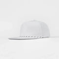 Foremost 5015P Perf 5-Panel Umpqua Rope Hat – White K126-60 - Customized with Your Logo