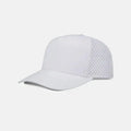 Foremost 6526 - 5 Panel Laser Performance Hat – White - Customized with Your Logo