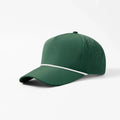 Foremost 6526P - 5 Panel Laser Performance Rope Hat – D.Green K106-22 - Customized with Your Logo