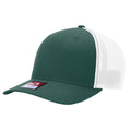 Richardson 110 R-Flex Trucker Cap (Flex Fitted) – Dark Green/White - Customized with Your Logo