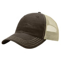 Richardson 111 Garment Washed Trucker Hat – Brown/Khaki - Customized with Your Logo