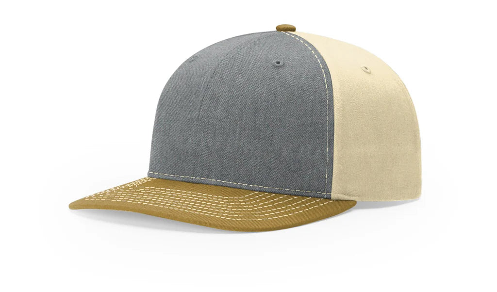 Richardson 312 Twill Back Trucker Hat – H.Grey/Birch/Amber Gold - Customized with Your Logo