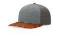 Richardson 312 Twill Back Trucker Hat – H.Grey/Charcoal/Dark Orange - Customized with Your Logo