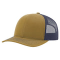 Richardson 112 Classic 6-Panel Trucker Hat – Biscuit/True Blue - Customized with Your Logo