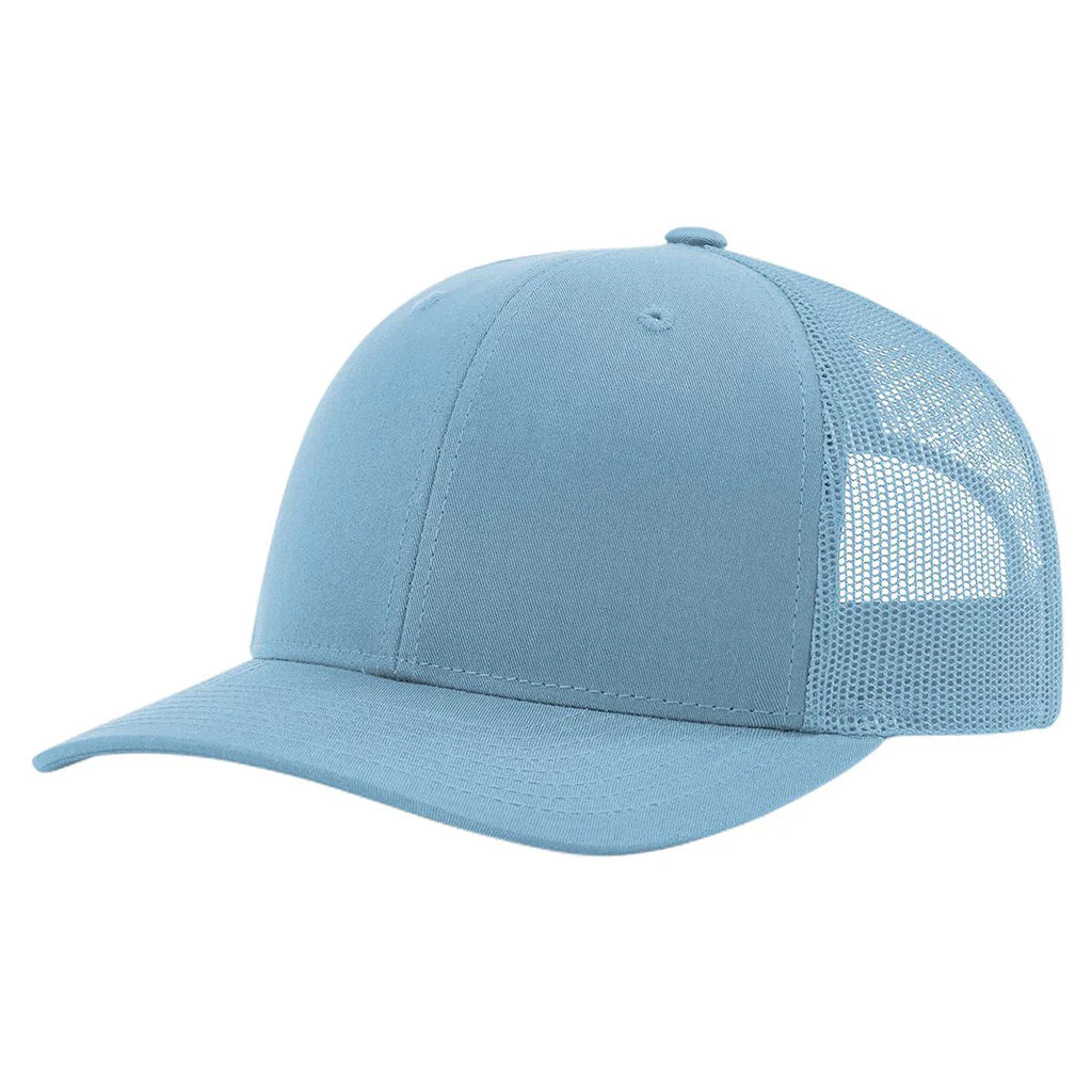 Richardson 112 Classic 6-Panel Trucker Hat –  Columbia Blue - Customized with Your Logo