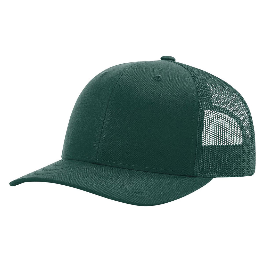 Richardson 112 Classic 6-Panel Trucker Hat –  Dark Green - Customized with Your Logo