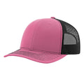 Richardson 112 Classic 6-Panel Trucker Hat – Hot Pink/Black - Customized with Your Logo
