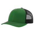 Richardson 112 Classic 6-Panel Trucker Hat –  Kelly/Black - Customized with Your Logo