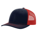 Richardson 112 Classic 6-Panel Trucker Hat – Navy/Red - Customized with Your Logo
