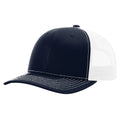 Richardson 112 Classic 6-Panel Trucker Hat – Navy/White - Customized with Your Logo