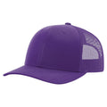 Richardson 112 Classic 6-Panel Trucker Hat –  Purple - Customized with Your Logo