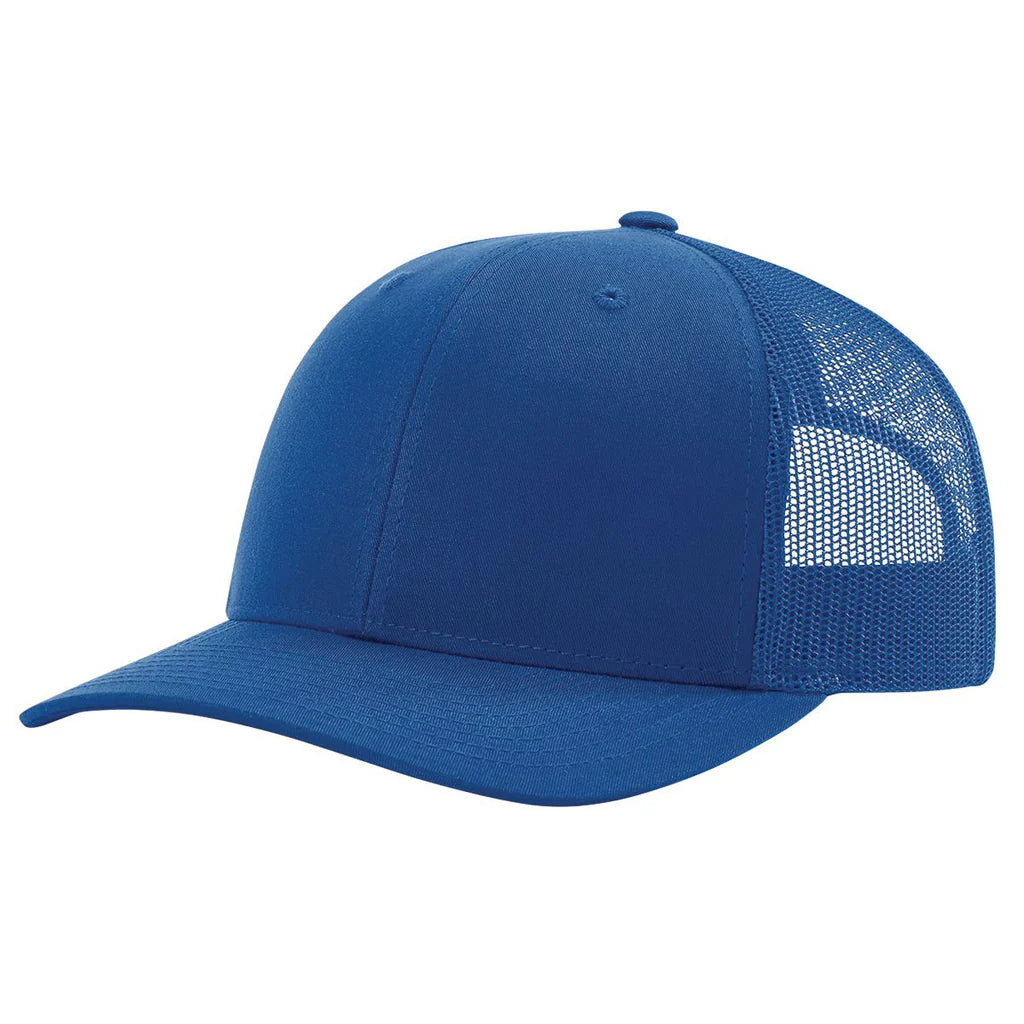 Richardson 112 Classic 6-Panel Trucker Hat – Royal - Customized with Your Logo
