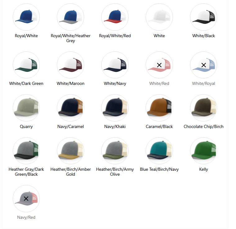 #1 Fan Hat – Richardson 112 (Personalized)