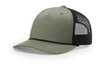 Richardson 112FPR Five Panel Rope Hat – Loden/Black/Black - Customized with Your Logo