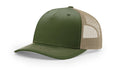 Richardson 112 FP  5-Panel Trucker Hat – Army Olive/Tan - Customized with Your Logo