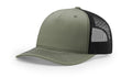 Richardson 112 FP  5-Panel Trucker Hat –  Loden/Black - Customized with Your Logo