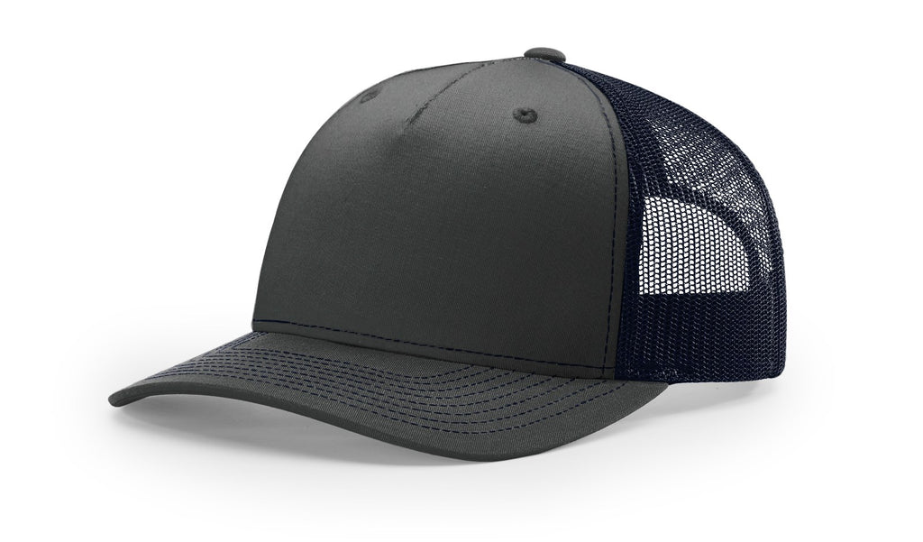 Richardson 112 FP  5-Panel Trucker Hat – Ombre Blue/Navy - Customized with Your Logo
