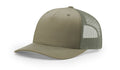 Richardson 112 FP  5-Panel Trucker Hat – Pale Khaki/Loden - Customized with Your Logo