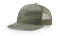 Richardson 112 PFP  5-Panel Trucker Hat – Loden/Tonal Stars and Stripes - Customized with Your Logo