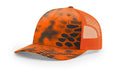 Richardson 112 PFP  5-Panel Trucker Hat –  Inferno/Blaze Orange - Customized with Your Logo
