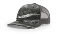 Richardson 112 PFP  5-Panel Trucker Hat – Elements Blacktip/Charcoal - Customized with Your Logo