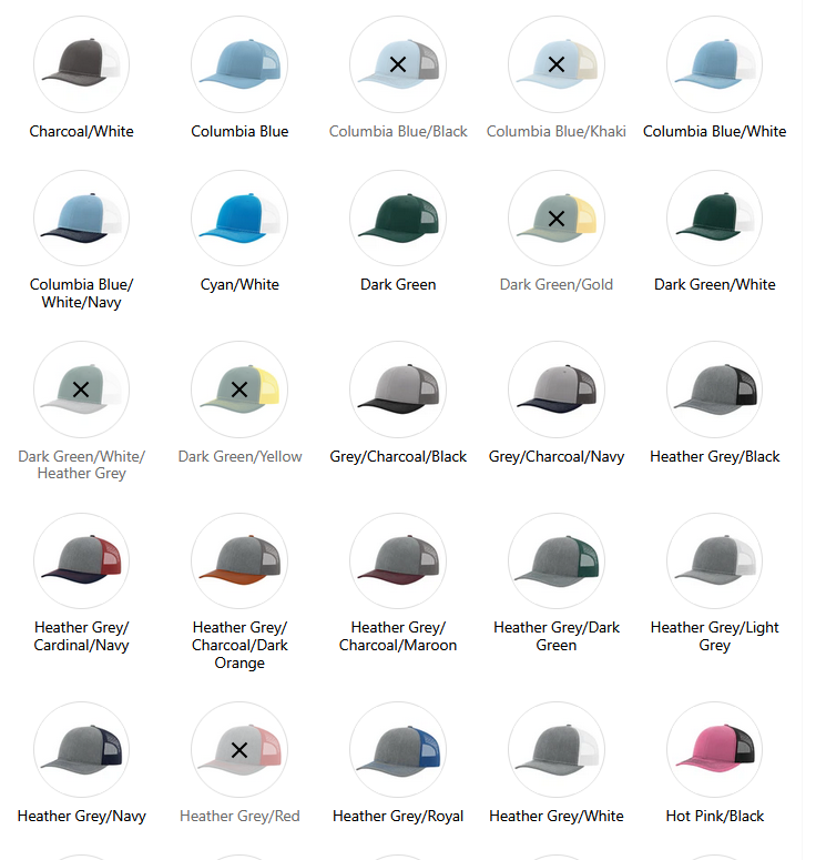 #1 Fan Hat – Richardson 112 (Personalized)