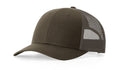 Richardson 115 Low Profile Trucker Hat – Chocolate Chip/Grey-Brown - Customized with Your Logo