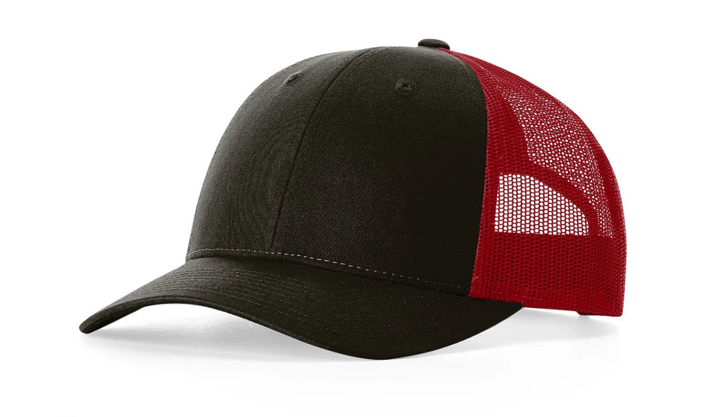 Richardson 115 Low Profile Trucker Hat – Coffee/Claret - Customized with Your Logo