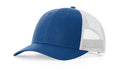 Richardson 115 Low Profile Trucker Hat – Royal Heather/Light Grey - Customized with Your Logo