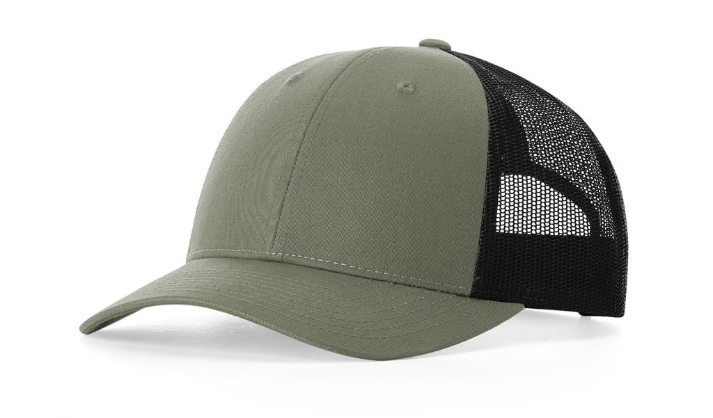 Richardson 115 Low Profile Trucker Hat – Loden/Black - Customized with Your Logo