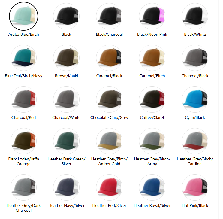 #1 Fan Hat – Richardson 115 Lo Pro (Personalized)