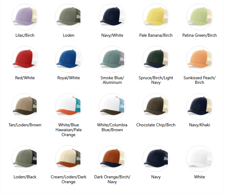 #1 Fan Hat – Richardson 115 Lo Pro (Personalized)