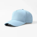 Foremost 6526 - 5 Panel Laser Performance Hat – L.blue - Customized with Your Logo