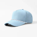 Foremost 6526P - 5 Panel Laser Performance Rope Hat – L.Blue K103-23 - Customized with Your Logo