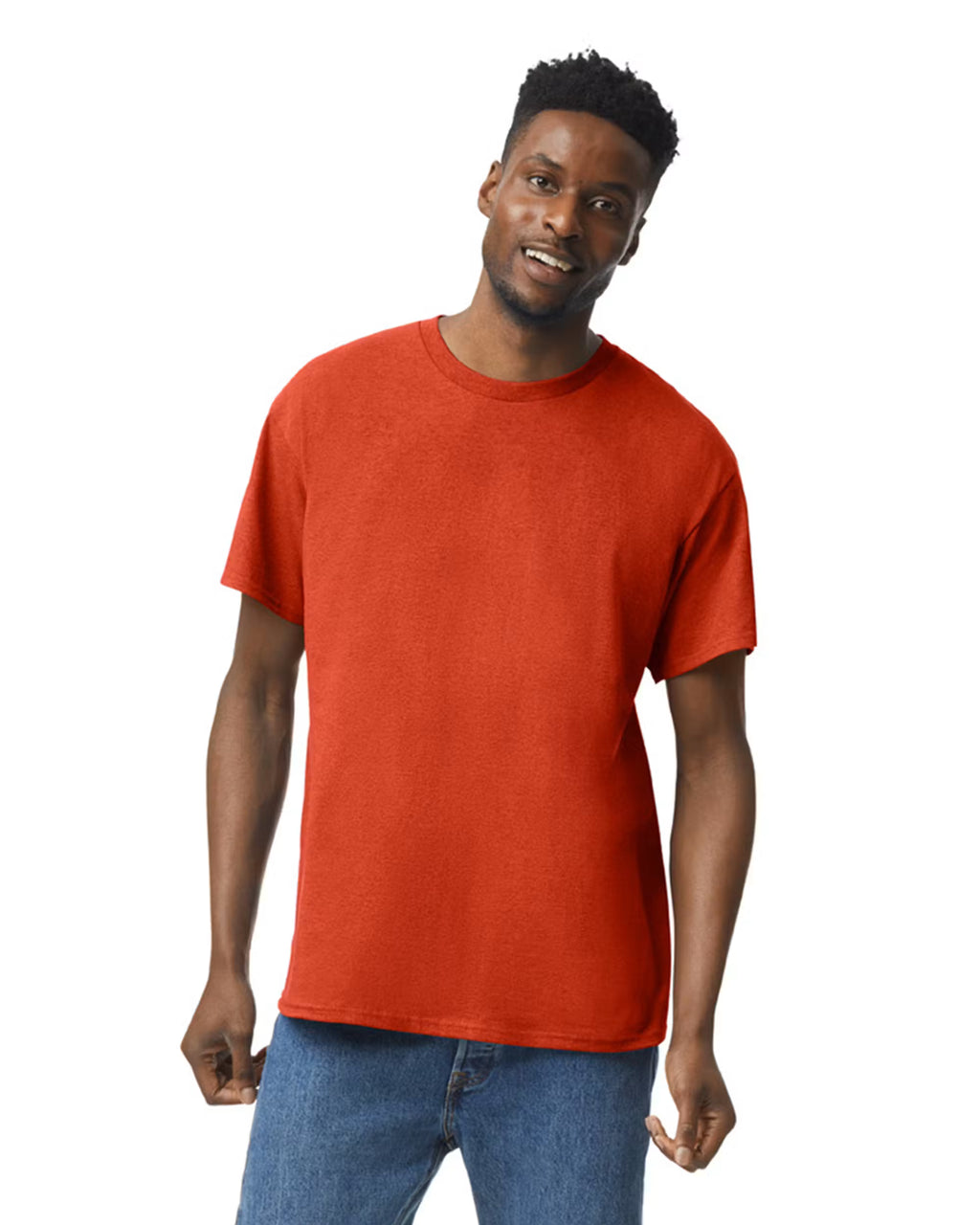 Gildan 5000 Heavy Cotton T-Shirt - Custom Logo - Full Front or Large Front Chest Print