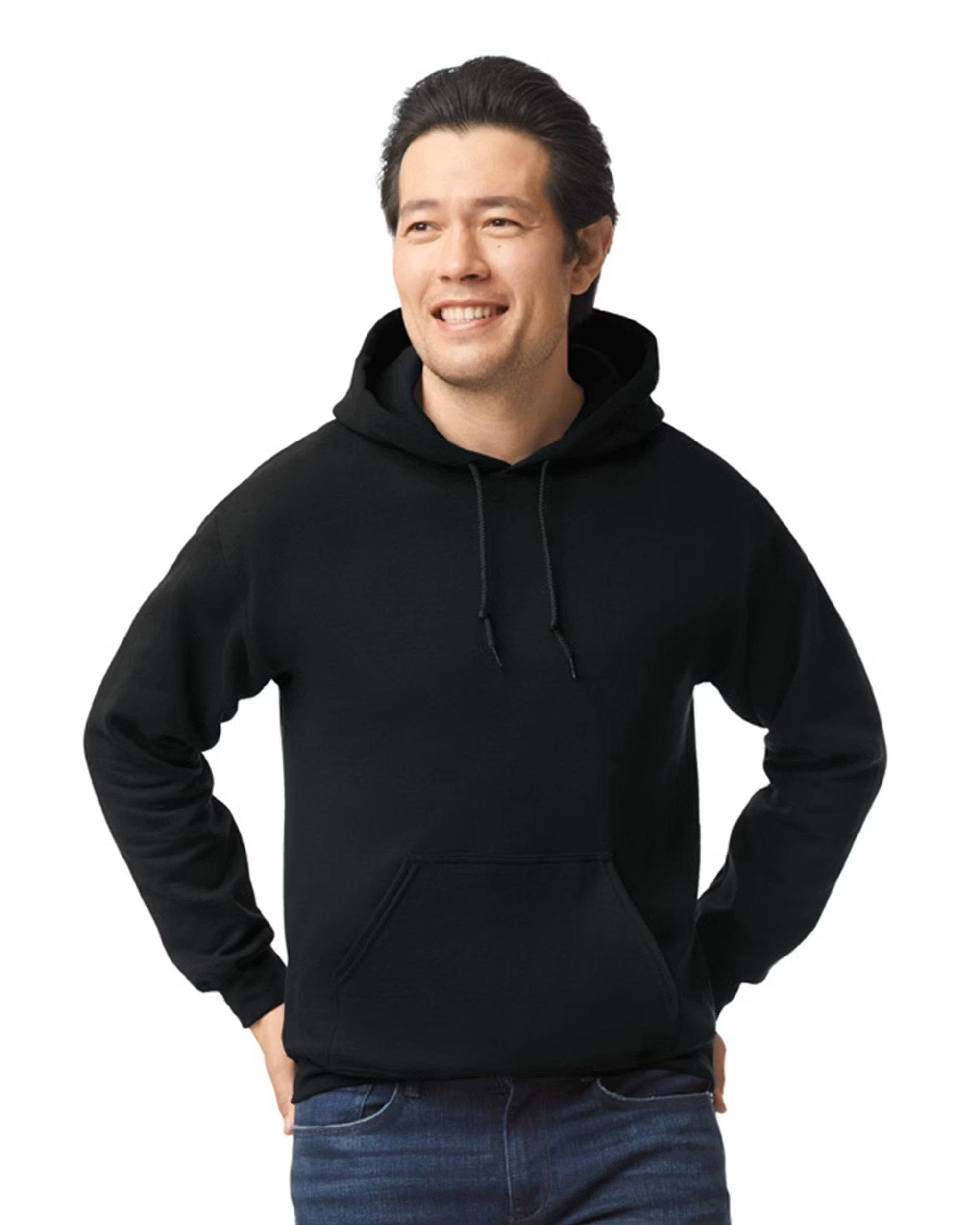 Gildan G185 - Unisex Heavy Blend 50/50 Hoodie - Custom Logo - 4" Left Chest Print