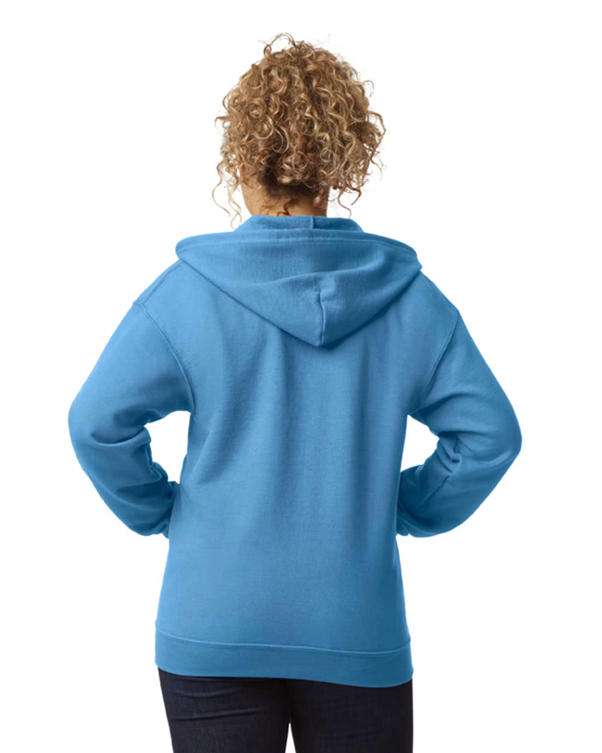 Gildan G186 - Unisex Heavy Blend 50/50 Full-Zip Hoodie - Custom Logo - 4" Left Chest Print