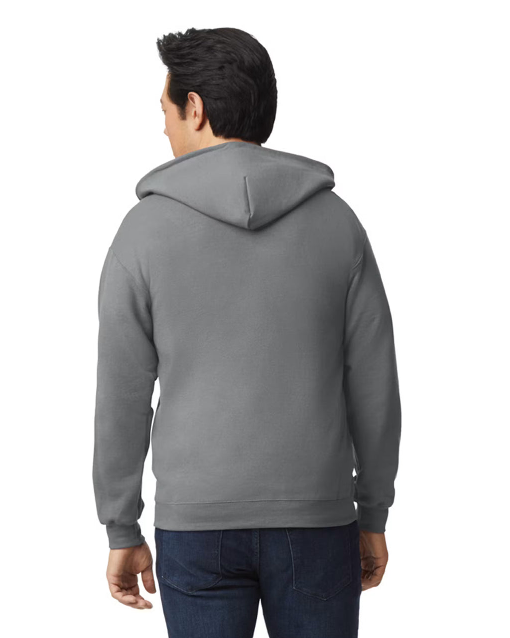 Gildan G186 - Unisex Heavy Blend 50/50 Full-Zip Hoodie - Custom Logo - 4" Left Chest Print
