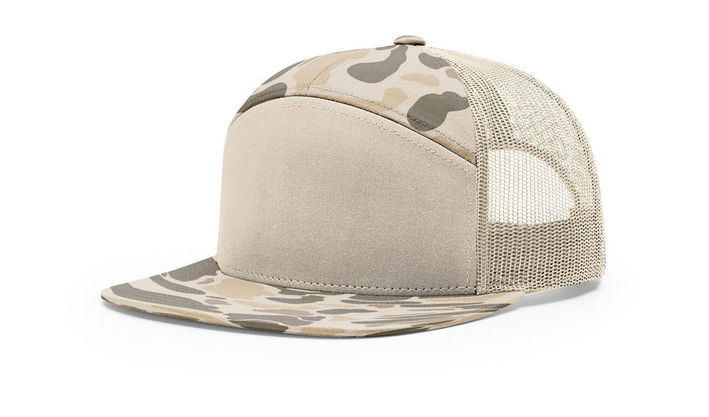 Richardson 168, 168P 7panel Flatbill Tree Hugger Snapback Hat