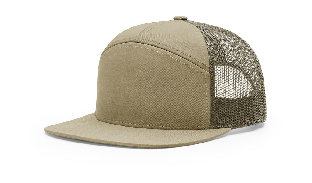 Richardson 168, 168P 7panel Flatbill Tree Hugger Snapback Hat