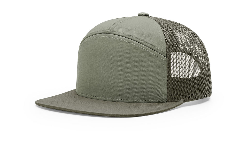 Richardson 168, 168P 7panel Flatbill Tree Hugger Snapback Hat