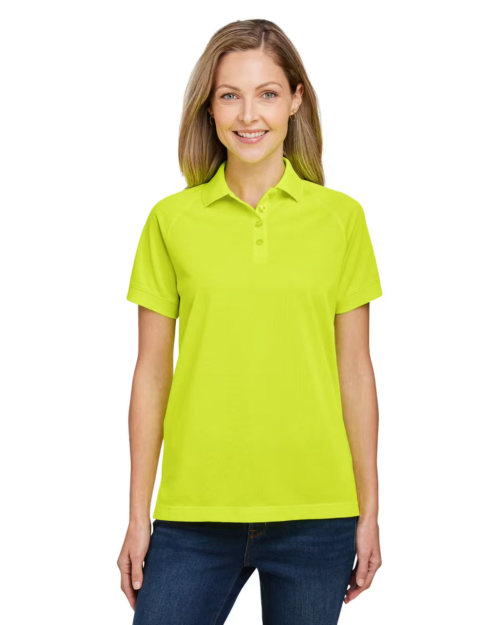 Harriton M208W - Women's Charge Snag and Soil Protect Polo - Custom Logo - 4" LEFT CHEST EMBROIDERED