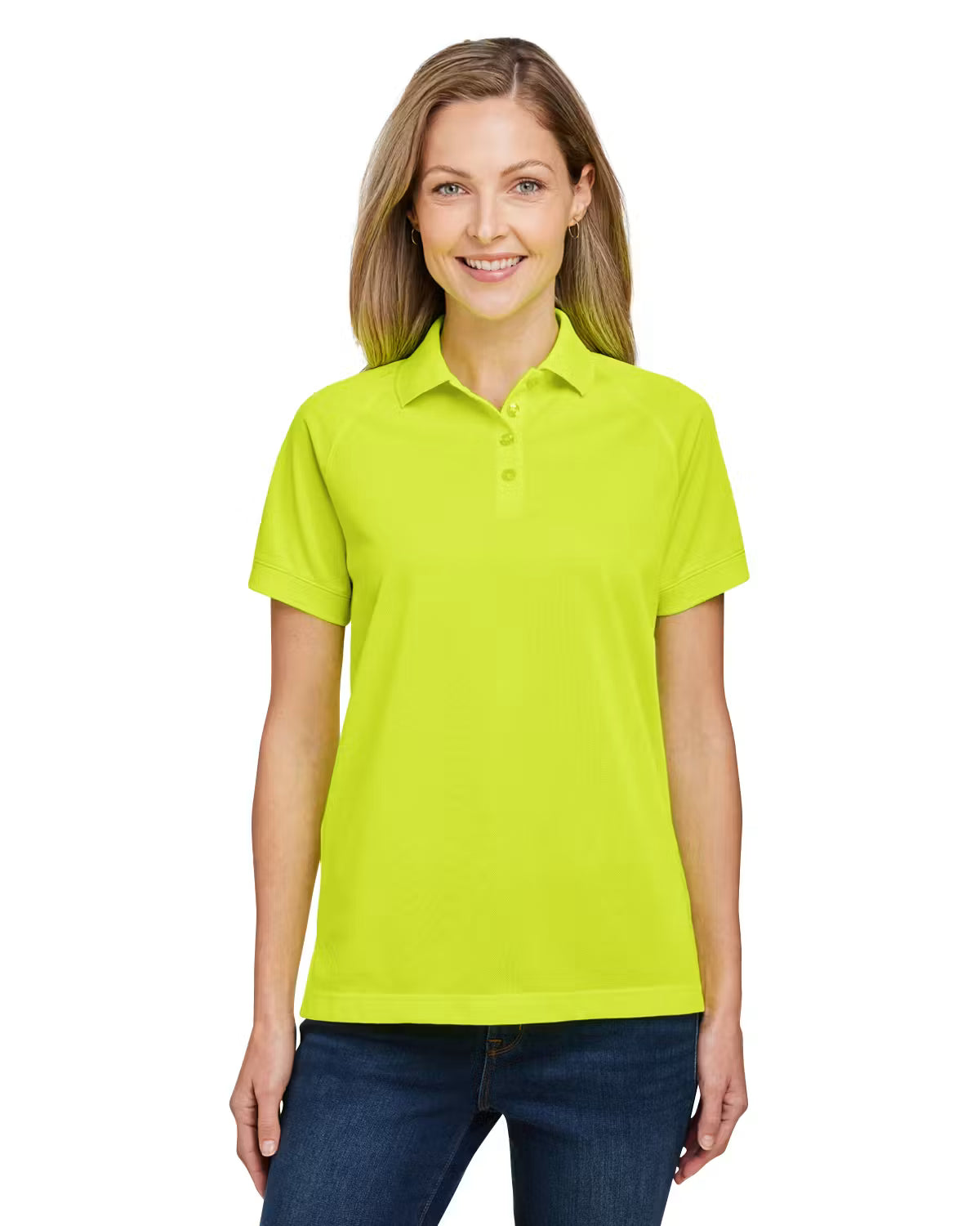 Harriton M208W - Women's Charge Snag and Soil Protect Polo - Custom Logo - 4" LEFT CHEST EMBROIDERED