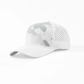 Foremost 6526P - 5 Panel Laser Performance Rope Hat – Snow Camo K106-22 - Customized with Your Logo