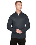 Harriton M748 - Men's Advantage Snag Protection Plus IL Quarter-Zip - Custom Logo - 4" LEFT CHEST PRINT