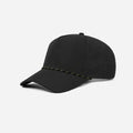 Foremost 6526P - 5 Panel Laser Performance Rope Hat – Black K103-6 - Customized with Your Logo