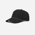Foremost 6526P -5 Panel Laser Performance Rope Hat – Black K126-25 - Customized with Your Logo