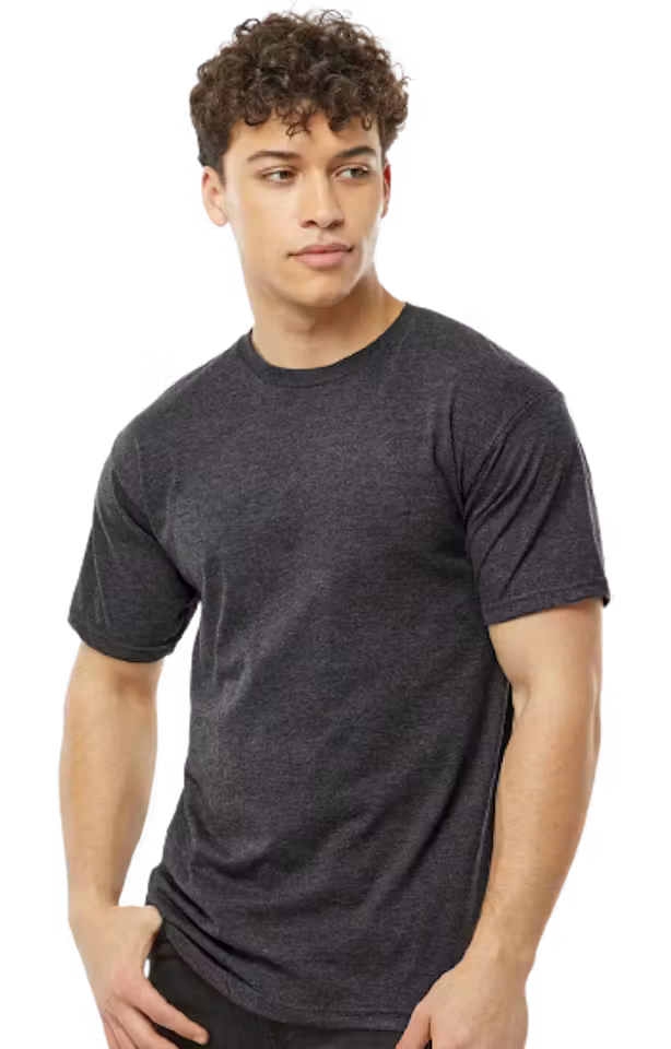 Tultex Unisex Heavyweight T-Shirt - Custom Logo - 4" Left Chest + Full Back Print